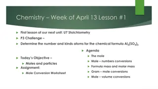 Stoichiometry and The Mole Concept in Chemistry