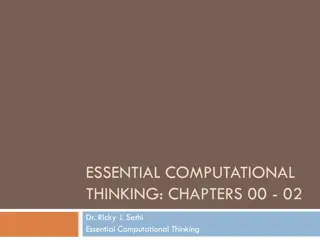 The Essence of Computer Science and Computational Thinking