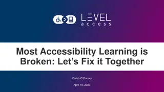 Enhancing Accessibility in Learning: A Collaborative Approach