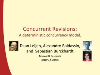 Concurrent Revisions: A Model for Deterministic Concurrency