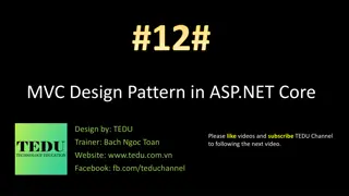 Understand MVC Design Pattern in ASP.NET Core