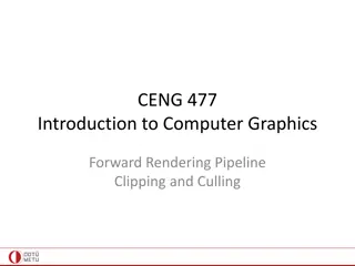 Computer Graphics Rendering Pipeline Overview