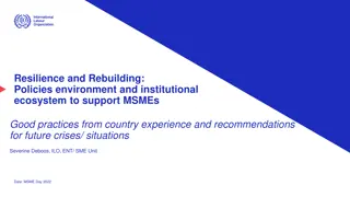 Enhancing MSME Resilience: Policies and Practices for Sustainable Growth