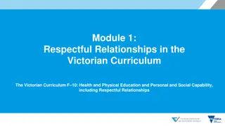 Respectful Relationships in School Curriculum