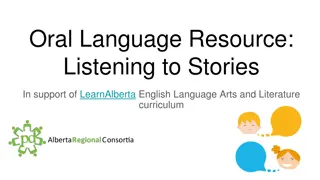 Enhancing Literacy through Storytelling: A Guide for Oral Language Development