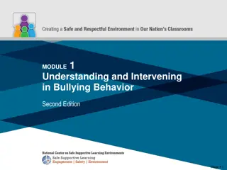 Understanding and Intervening in Bullying Behavior - Workshop Insights