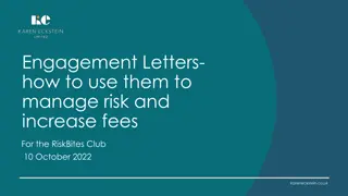 Maximizing Profits and Managing Risks with Engagement Letters