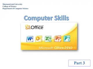 Microsoft Office 2010 Essentials