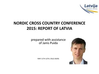 Nordic Cross Country Conference 2015 Report: Latvia's Ski Season Highlights