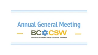 Annual General Meeting and Reports Highlights