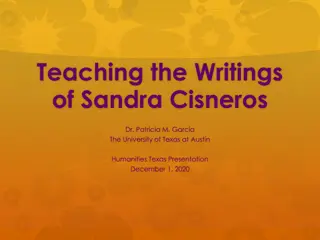 Exploring the Writings of Sandra Cisneros