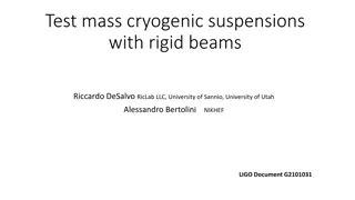 Innovative Solutions for Cryogenic Suspensions Using Compressive Flexure Beams