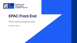 EPAC Front End Technical Meeting 2022 Overview