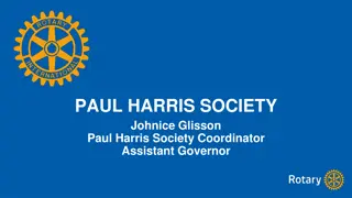 Paul Harris Society - Supporting Rotary's Philanthropic Efforts