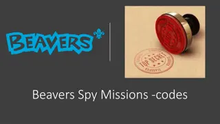 Fun Spy Challenges for Beavers - Crack the Codes!