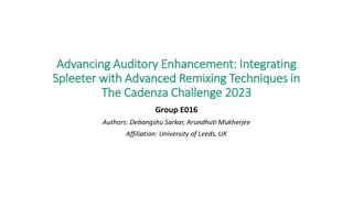 Advancing Auditory Enhancement: Integrating Spleeter with Advanced Remixing Techniques in The Cadenza Challenge 2023