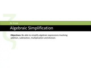 Simplifying Algebraic Expressions with Dr. Frost