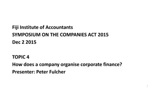 Managing Corporate Finance: Insights from Fiji Institute of Accountants Symposium