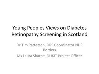 Enhancing Diabetes Retinopathy Screening Awareness Among Young People in Scotland