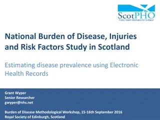 Utilizing Electronic Health Records to Estimate Disease Burden in Scotland