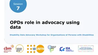 Disability Data Advocacy: Empowering OPDs with Official Data for Advocacy