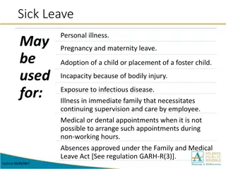 Sick Leave Policy Overview