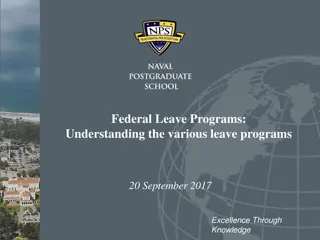 Understanding Federal Leave Programs Overview