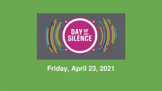 Day of Silence: A Day of Solidarity Against LGBTQ+ Bullying