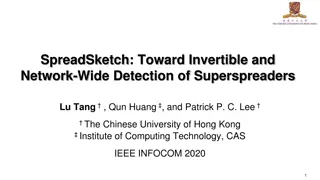 SpreadSketch: Invertible Superspreader Detection in Network Data Streams