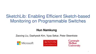 Enhancing Efficiency in Sketch-based Monitoring for Programmable Switches