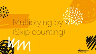 Introduction to Multiplication by 2 and Skip Counting Activities