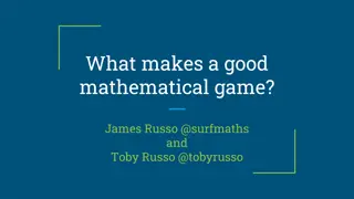 Principles of Good Mathematical Games