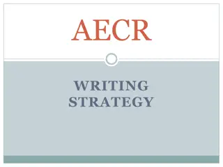 AECR Writing Strategy for Effective Responses