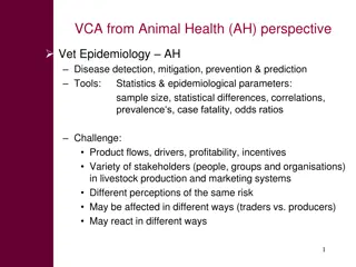 Veterinary Epidemiology and Animal Health Risk Management