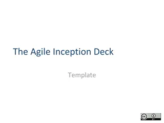 Agile Inception Deck Template - Project Overview and Planning