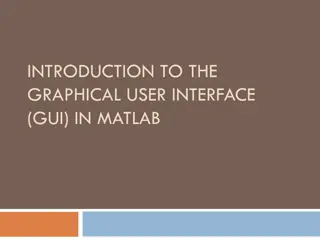 Introduction to Graphical User Interface (GUI) in MATLAB