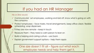 HR Manager Guidelines for Supporting Employees During Challenging Times