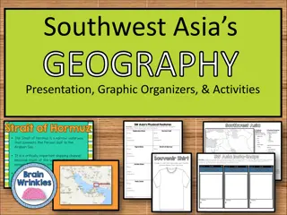 Weekly Agenda for Southwest Asia's Geography Class