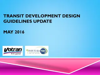 Transit Development Design Guidelines Update May 2016