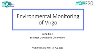 Environmental Monitoring of Virgo Irene Fiori European Gravitational Observatory Visit