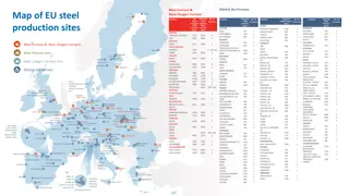 Overview of Steel Production Sites in Europe