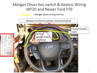 Morgan Olson Key Switch & Keyless Wiring Instructions for Ford F59 MY20 and Newer