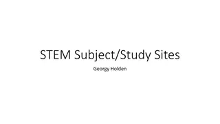 Analysis of STEM Study Sites and Student Engagement at Georgy Holden