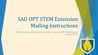 OPT STEM Extension Mailing Instructions & USCIS Package Checklist