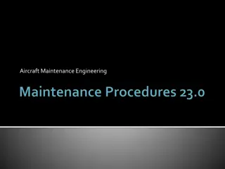 Comprehensive Overview of Aircraft Maintenance Engineering by Transport Canada