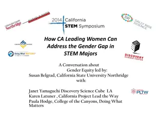 Addressing the Gender Gap in STEM Majors: Insights from Leading Women