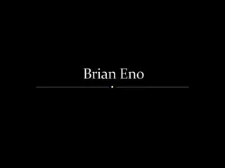 Brian Eno's Musical Journey through Images