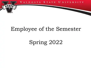 Employee of the Semester Spring 2022 at Valdosta State University