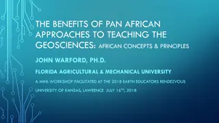 Pan-African Approaches to Teaching the Geosciences: A Workshop Overview