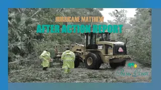 Hurricane Matthew: After Action Report Overview